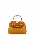 Fendi Yellow Peekaboo with Yellow Shiny Nappa Leather Interior