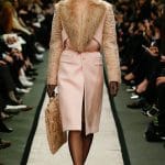 Givenchy Beige Fur Coat - Fall 2014 Runway
