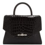 Givenchy Black Crocodile/Tejus Obsedia Tote Bag