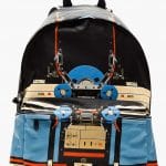 Givenchy Black Robot Print Backpack Bag