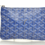 Goyard Senat Pouch MM Black in Canvas/Calfskin with Palladium-tone - US