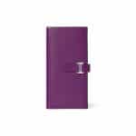 Hermes Anemone Purple Chevre Mysore Bearn Wallet