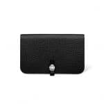 Hermes Black Togo Dogon Wallet