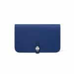 Hermes Electric Blue Dogon Wallet