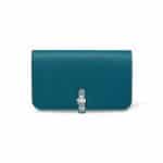 Hermes Galicia Blue/Flax Blue Togo Dogon Wallet