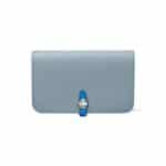 Hermes Hydra Blue/Linen Blue Swift Dogon Wallet