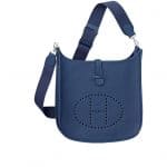 Hermes Sapphire Blue Evelyne III Bag