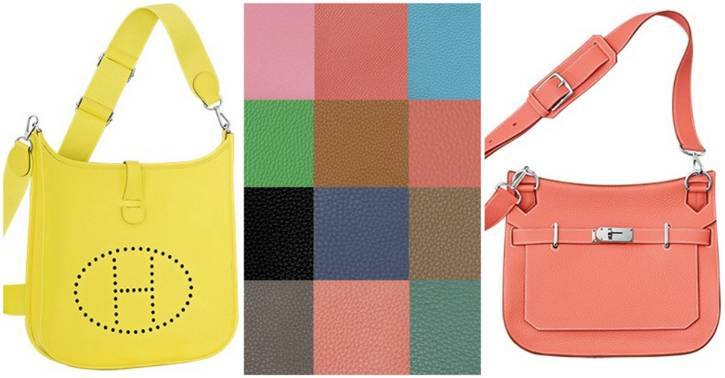 hermes evelyne bag colors