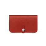 Hermes Vermillon Togo Dogon Wallet