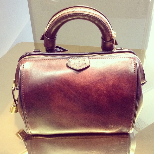 Louis Vuitton Aged Single Handle Speedy Bag - Fall 2014 Preview