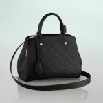 Louis Vuitton Black Monogram Empreinte Montaigne BB Bag