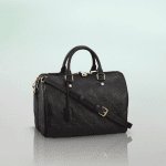 Louis Vuitton Black Monogram Empreinte Speedy Bandouliere 30 Bag