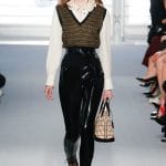 Louis Vuitton Black Patent Leather Pants 2 - Fall 2014 Runway