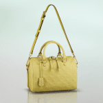 Louis Vuitton Citrine Monogram Empreinte Speedy Bandouliere 25 Bag