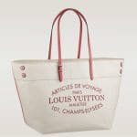 Louis Vuitton Corail Pink Cabas Canvas Bag - Articles De Voyage