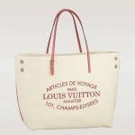 Louis Vuitton Corail Pink GM Cabas Canvas Bag - Articles De Voyage