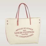 Louis Vuitton Corail Pink GM Cabas Canvas Bag - Articles De Voyage