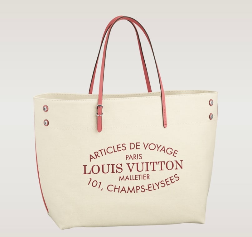 LOUIS VUITTON Articles De Voyage beige and ecru tote bag – Loop Generation