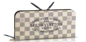 Louis Vuitton Damier Azur Articles de Voyage Insolite Wallet