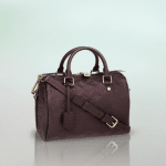 Louis Vuitton Grenat Monogram Empreinte Speedy Bandouliere 25 Bag