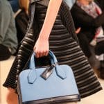 Louis Vuitton Light Blue/Black Dome Bag - Fall 2014 Runway