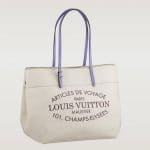 Louis Vuitton Lilas Purple Cabas Canvas Bag - Articles De Voyage