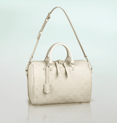 Louis Vuitton Neige Monogram Empreinte Speedy Bandouliere 30 Bag