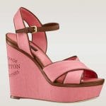 Louis Vuitton Pink Corail Sunlight Sandal - Articles De Voyage