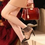 Louis Vuitton Red Crocodile Single Handle Speedy Bag - Fall 2014 Runway