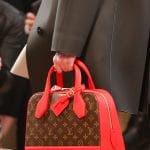 Louis Vuitton Red Monogram Canvas Dome Bag - Fall 2014 Runway