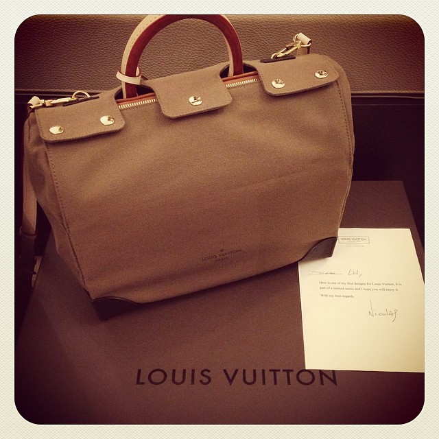 Lous Vuitton Single Handle Speedy Bag - Fall 2014 Runway