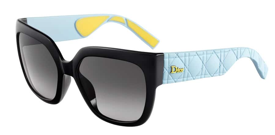 MyDior Electric Rubber Sunglasses - Sky Blue and Yellow