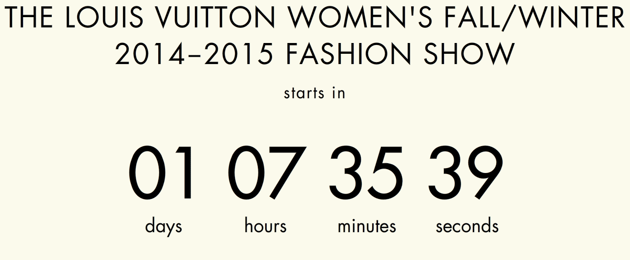 Louis Vuitton Fall 2014 Runway Show