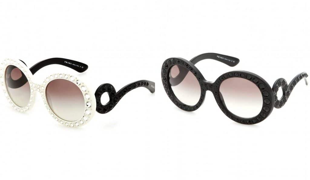 Prada Minimal Baroque Curl Frame Sunglasses Reference Guide - Spotted  Fashion