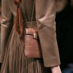 Valentino Brown Crocodile Shoulder Bag - Fall 2014 Runway