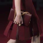 Valentino Maroon Flap Bag - Collection Shanghai 2013