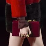Valentino Maroon Patent Flap Bag - Collection Shanghai 2013