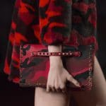 Valentino Red Camo Print Rockstud Clutch Bag - Collection Shanghai 2013