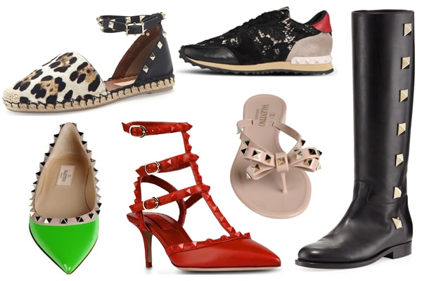 The Guide To Valentino Rockstud Shoes From Flats Boots To Pumps Spotted Fashion