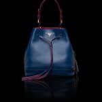 Prada Cornflower Blue All-Leather Bucket Bag