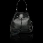 Prada Black All-Leather Bucket Bag