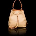 Prada Hazelnut All-Leather Bucket Bag