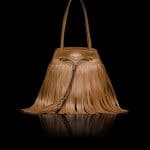 Prada Cinnamon Fringe Bucket Bag