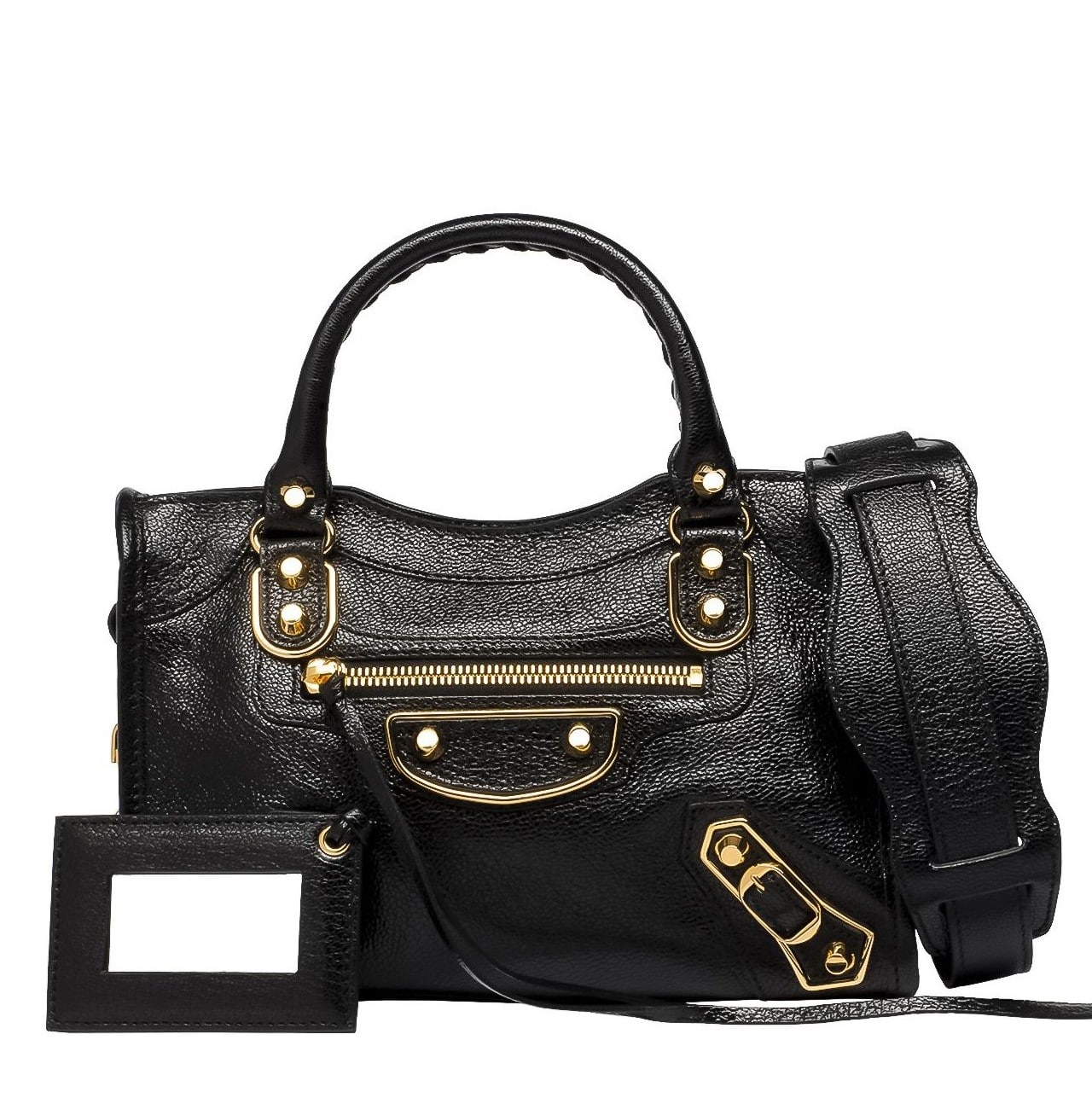 Balenciaga Black Leather RH Classic City Bag Balenciaga