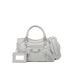 Balenciaga Gris Glace Giant 12 Silver Mini City Bag