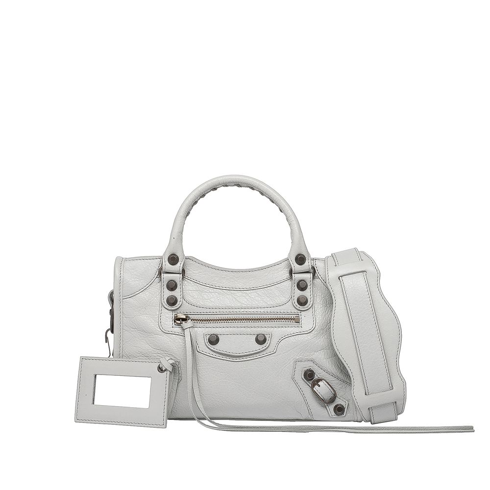 balenciaga mini city light grey