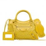 Balenciaga Moutarde Mini City Cross Bag