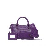 Balenciaga Ultraviolet Classic Mini City Bag