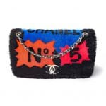 Chanel No 5 Fleece Bag with Graffiti - Fall 2014