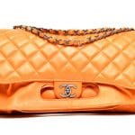 Chanel Orange Backpack Timeless Classic Bag - Fall 2014